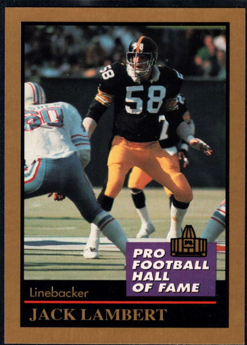1991 ENOR Pro Football HOF #79 Jack Lambert NM-MT+ 