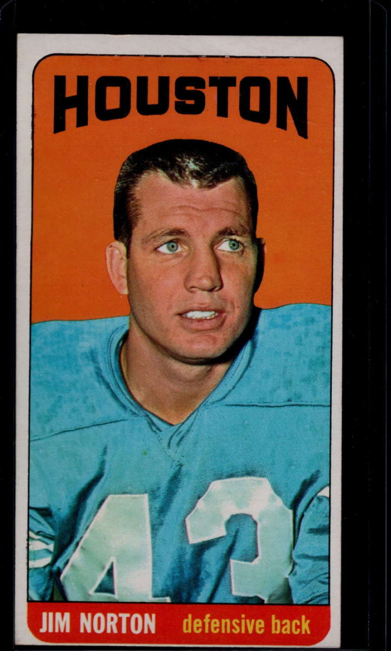 1965 Topps #83 Jim Norton EX/NM SP Houston Oilers 