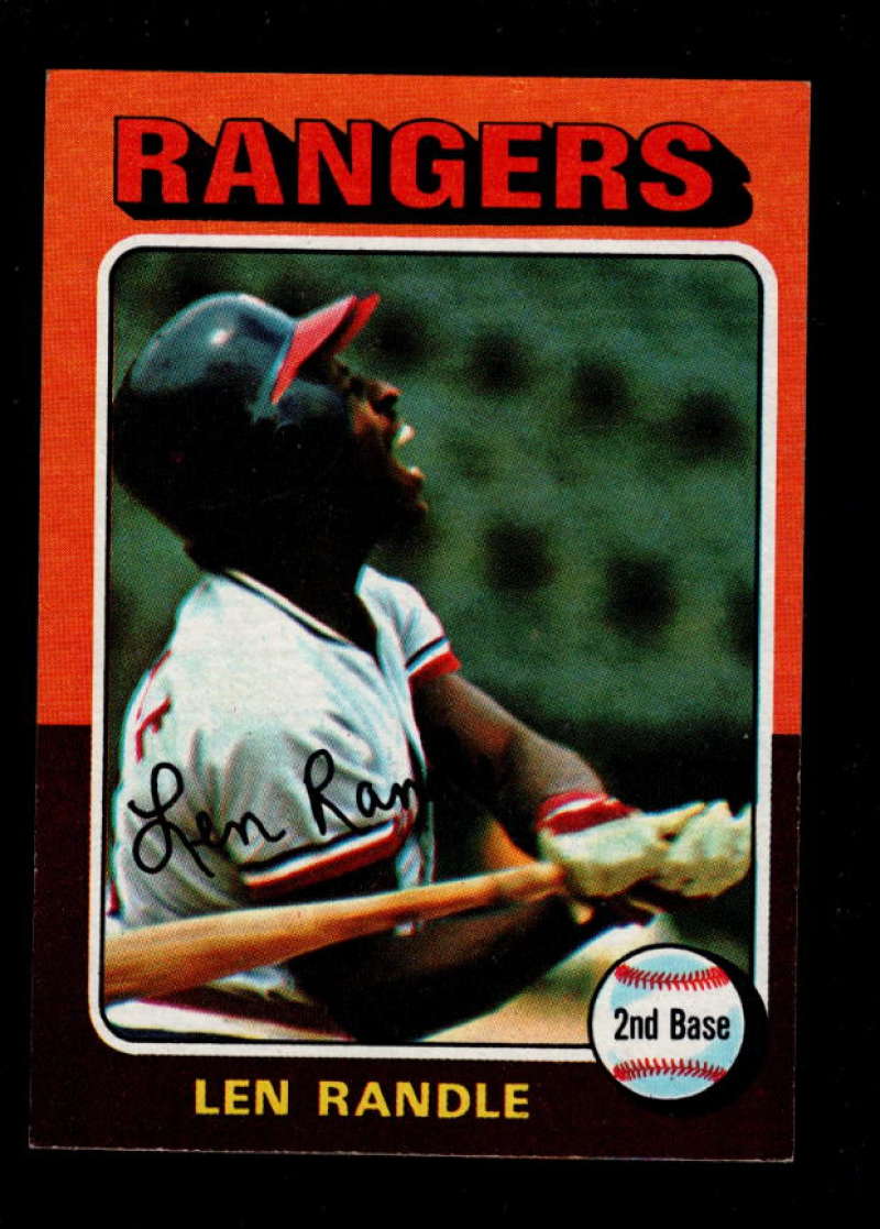 1975 Topps Mini #259 Len Randle EX/NM Texas Rangers 