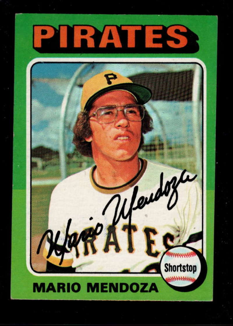 1975 Topps Mini #457 Mario Mendoza EX/NM RC Pittsburgh Pirates 