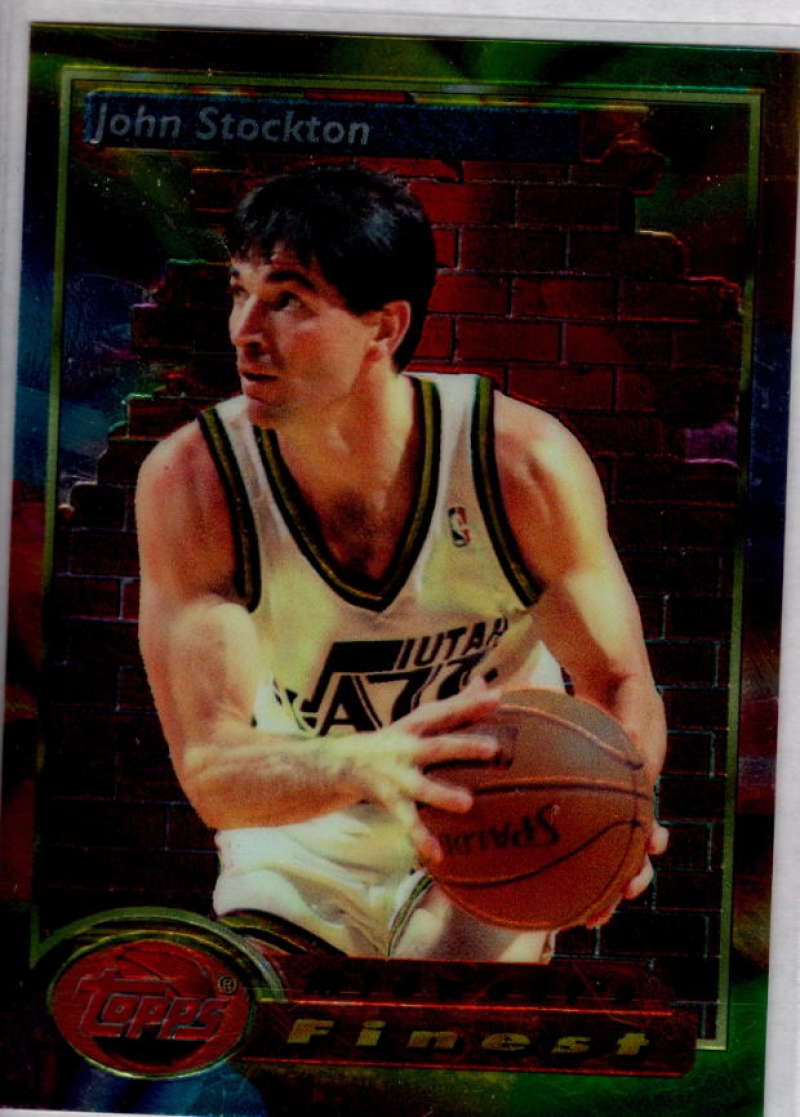 1993-94 Topps Finest #117 John Stockton NM-MT+ Utah Jazz 