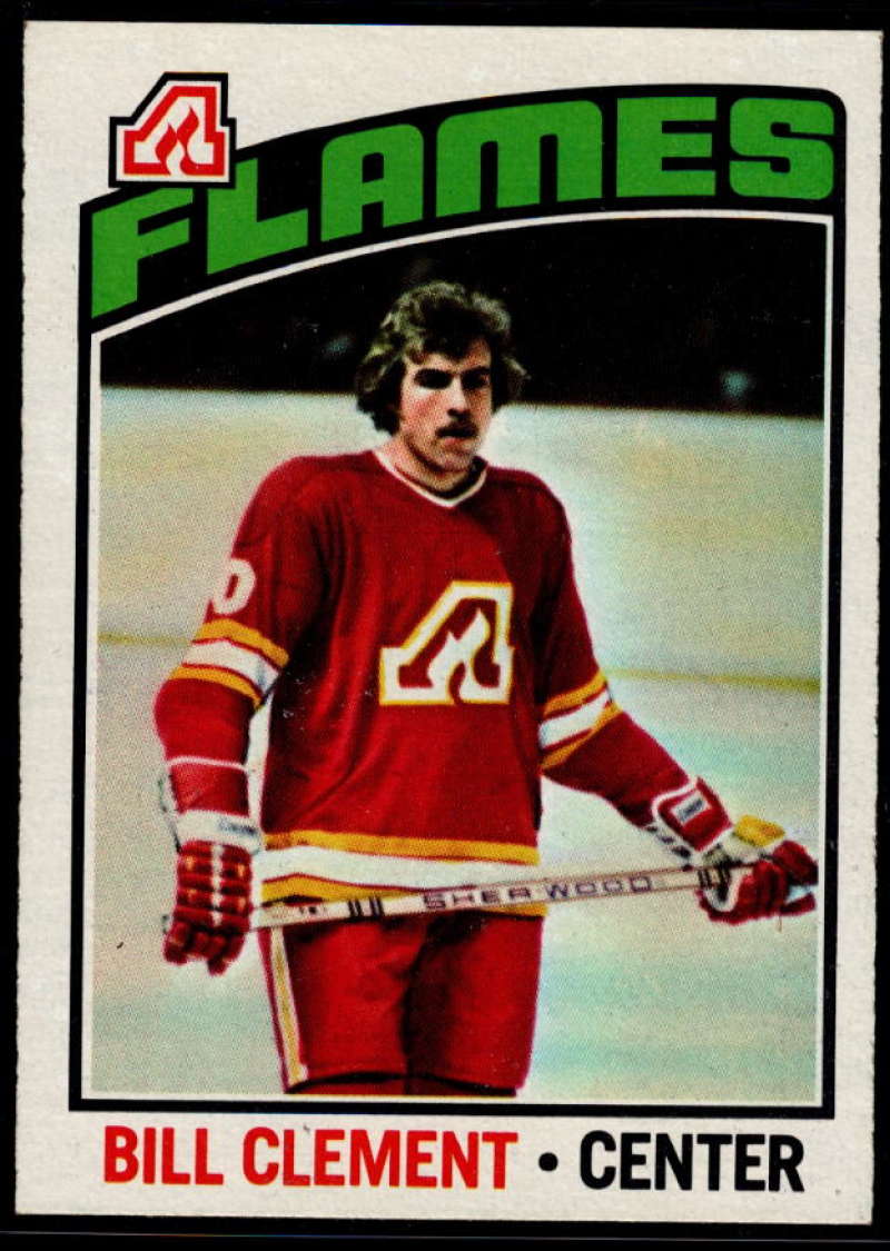 1976-77 Topps #82 Bill Clement NM Near Mint Atlanta Flames 