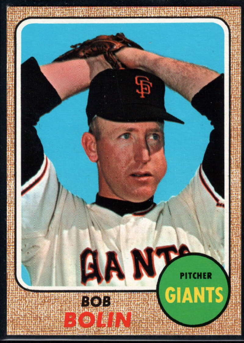 1968 Topps #169 Bobby Bolin EX Excellent San Francisco Giants 