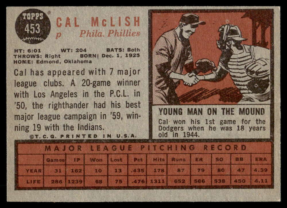 1962 Topps Baseball - Pick A Card - Cards 381-598